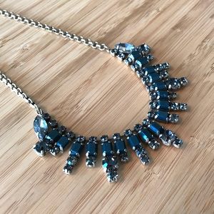 J Crew Statement Necklace - Deep Teal and Emerald